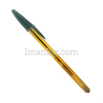 خودکار بیک 0.8mm مدل کریستال اورجینال فاین  سبز  