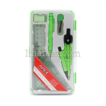 ست 8 تکه پرگار و خط کش اپکس کد APX130 - Apex Compass and Ruler Set Code ...