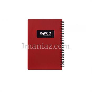 دفترچه یادداشت پاپکو 100 برگ جلد متالیک NB-647BC قرمز