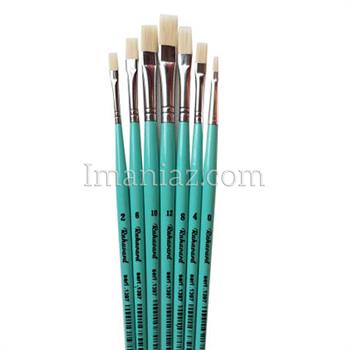 قلم موی هنرجویی رهاورد دسته زیمنسی مدل 9797 سَر تخت سایز 0