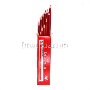 مداد قرمز فابرکاستل بسته 12عددی checking pencil