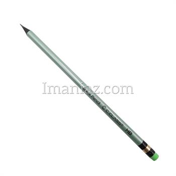 مداد مشکی سی کلاس متالیک چوب مشکی کد MBP9851  بسته 12عددی