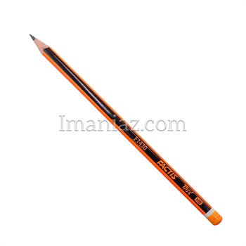 مداد مشکی فکتیس مدل  TIRIX کد  F1430 نارنجی