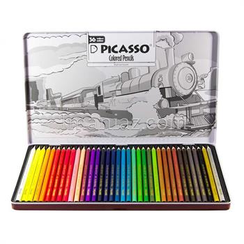مداد رنگی پیکاسو 36 رنگ فلزی  ـ طرح 1