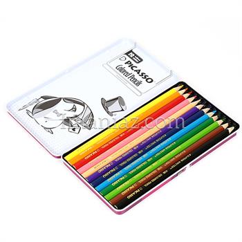 مداد رنگی پیکاسو 12رنگ فلزی مدل Supreb Writer