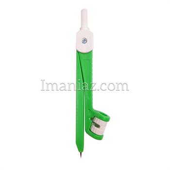 پرگار مدادی ساده  سبز