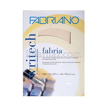 کاغذ پرزدار Fabria فابریانو 100 گرم A4 ـ کرم روشن